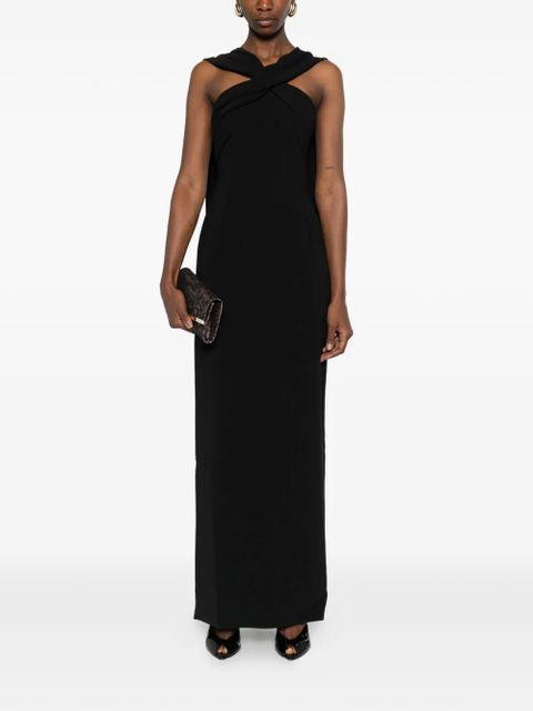 Solace London Rona twisted maxi dress - Black - zdjęcie produktu nr 2