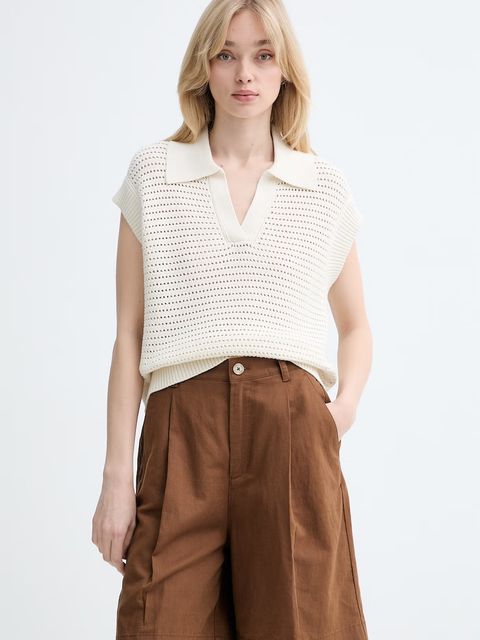 Marc O'Polo kamizelka damska bawełniana - zdjęcie produktu nr 1