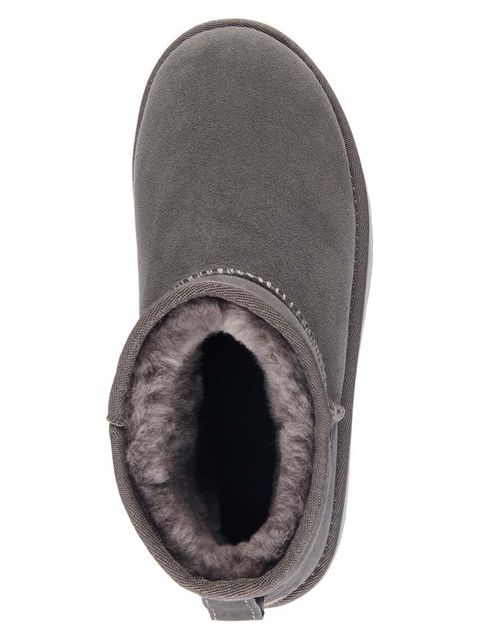 Emu Australia śniegowce zamszowe Stinger Micro Flatform kolor szary W13082.CHAR