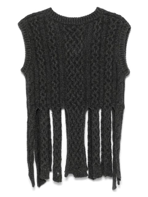 Coperni shredded vest - Grey - zdjęcie produktu nr 2