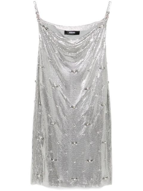Versace aluminum metal mesh dress - Silver - zdjęcie produktu nr 1