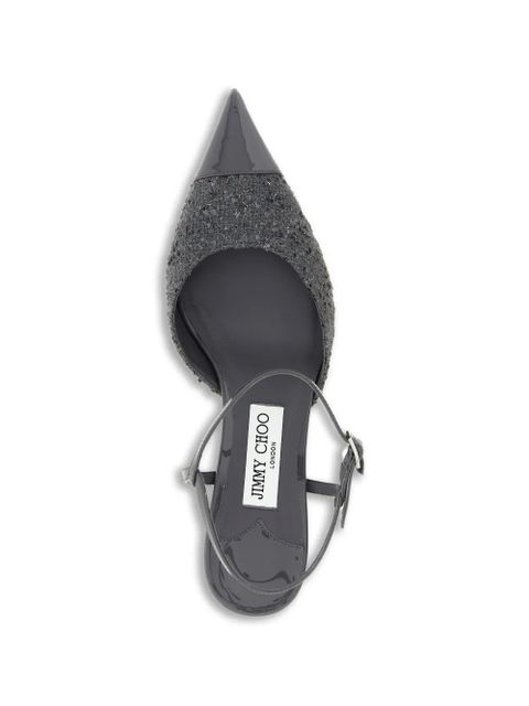 Jimmy Choo Aren pearl-pendant pumps - Grey