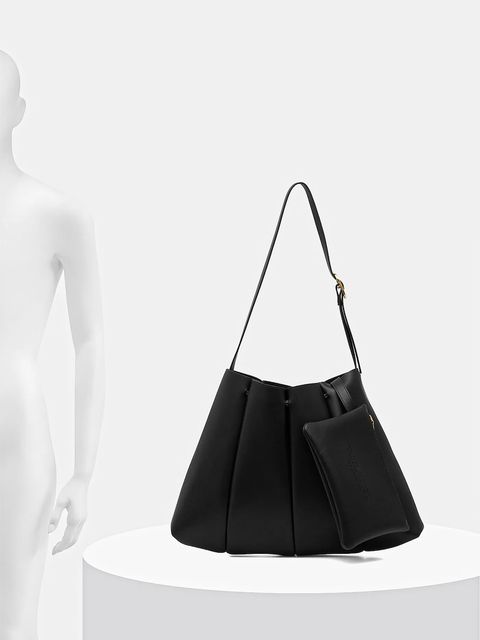 Themoire torebka kolor czarny TMCOHLNN1