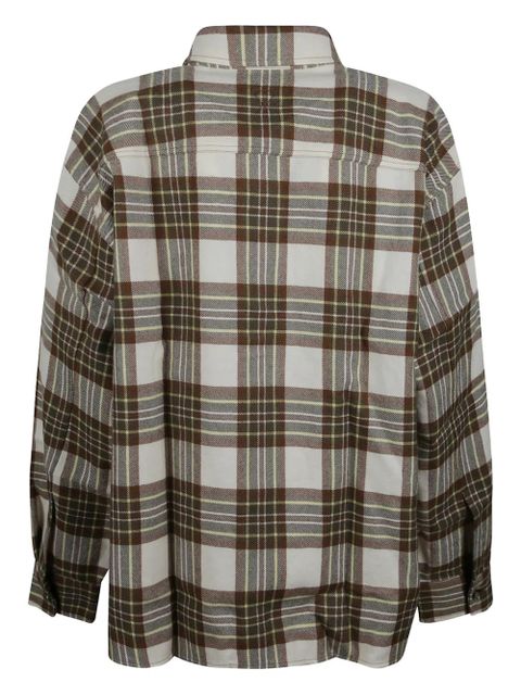 AMI Paris pocket check-pattern shirt - Neutrals - zdjęcie produktu nr 2