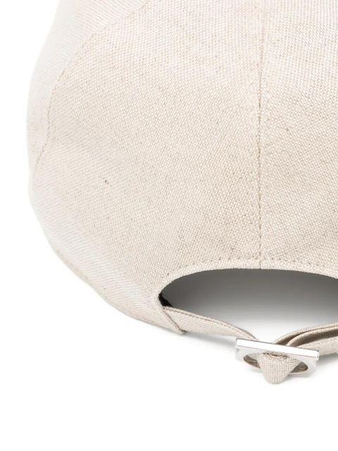 Ferragamo embroidered-logo baseball cap - Neutrals - zdjęcie produktu nr 2