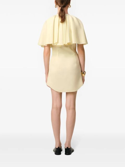 AMI Paris ruffle-detail dress - Yellow - zdjęcie produktu nr 2