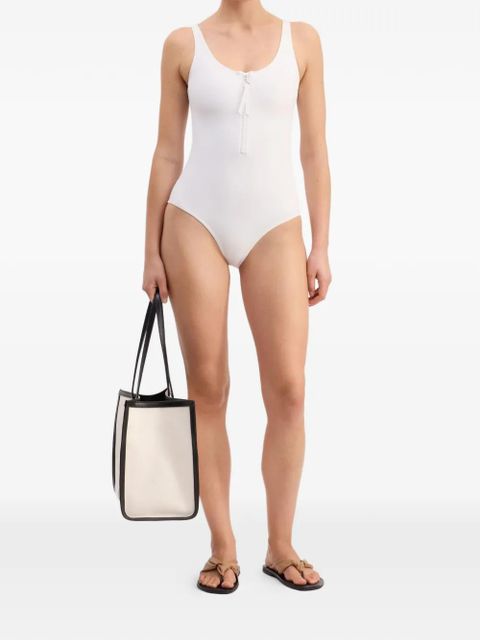 LouLou de Saison zip-fastening swimsuit - White - zdjęcie produktu nr 2