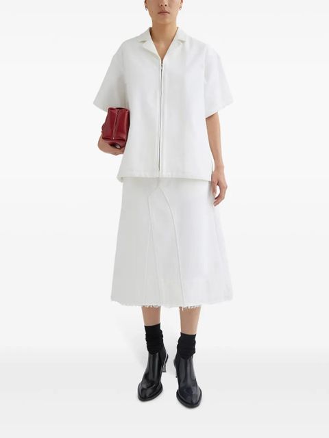 Jil Sander denim shirt jacket - White - zdjęcie produktu nr 2