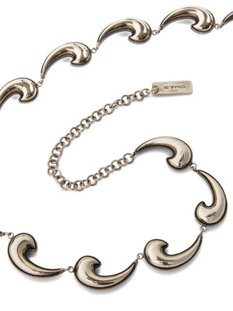 ETRO mini Paisley necklace - Silver
