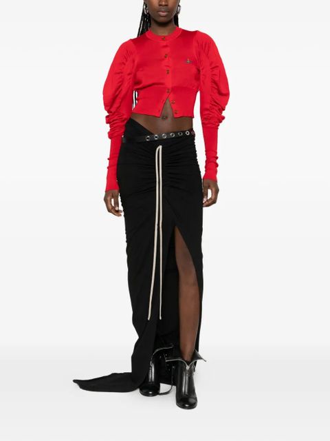 Vivienne Westwood puff-sleeve cardigan - Red - zdjęcie produktu nr 2