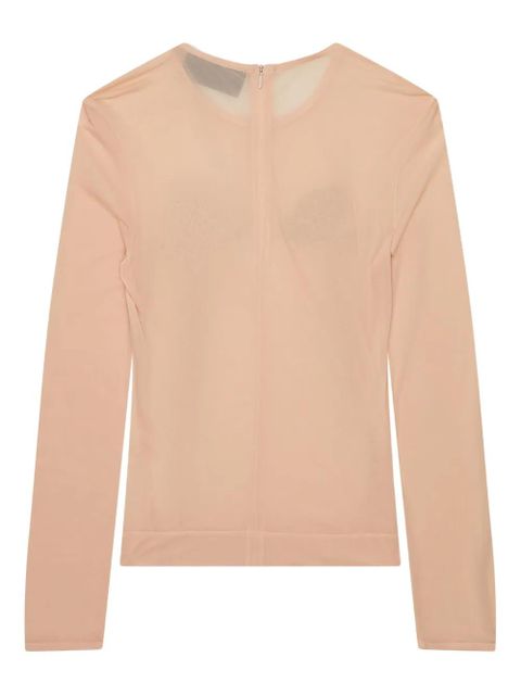 Simone Rocha floral-embellished long-sleeve top - Neutrals - zdjęcie produktu nr 2