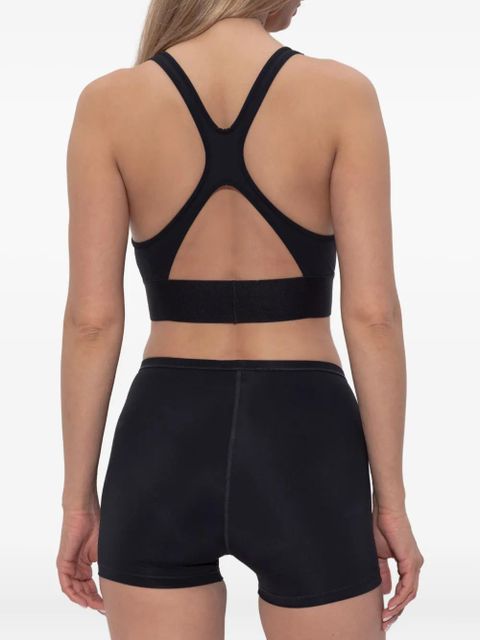 Diesel Allison-D-Pop logo-embellish sports bra - Black