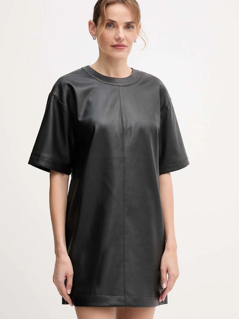 Calvin Klein Jeans sukienka kolor czarny mini prosta LV044D058G - zdjęcie produktu nr 1