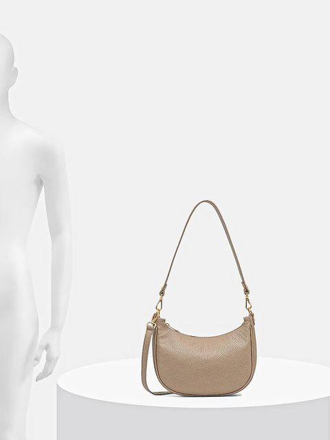 Answear.LAB torebka skórzana kolor brązowy