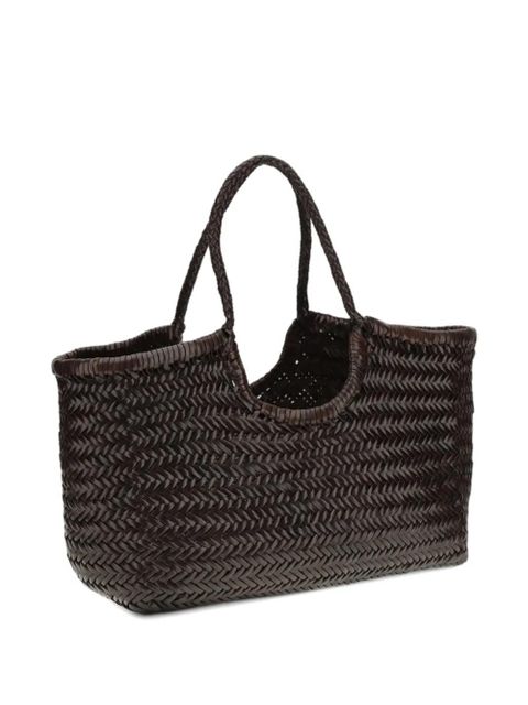 DRAGON DIFFUSION Nantucket woven-design shoulder bag - Brown - zdjęcie produktu nr 2