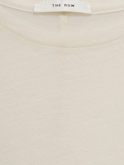 The Row Lila short-sleeve top - Neutrals