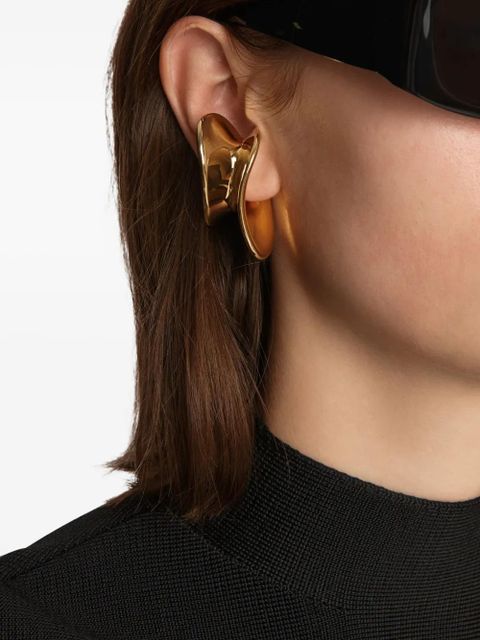 KHAITE Shadow earrings - Gold
