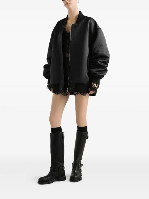 Dolce & Gabbana padded bomber jacket - Black