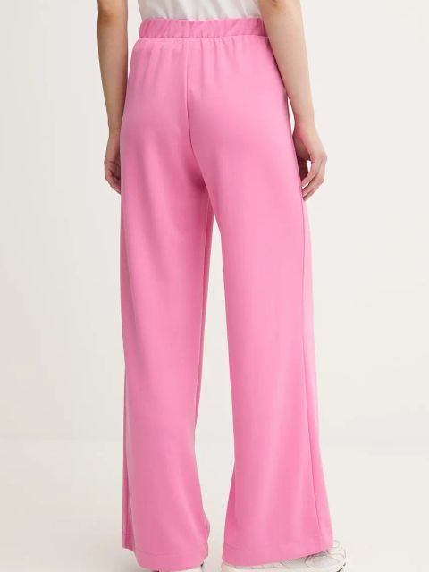 United Colors of Benetton spodnie dresowe damskie kolor różowy gładkie 3JLC3F04C