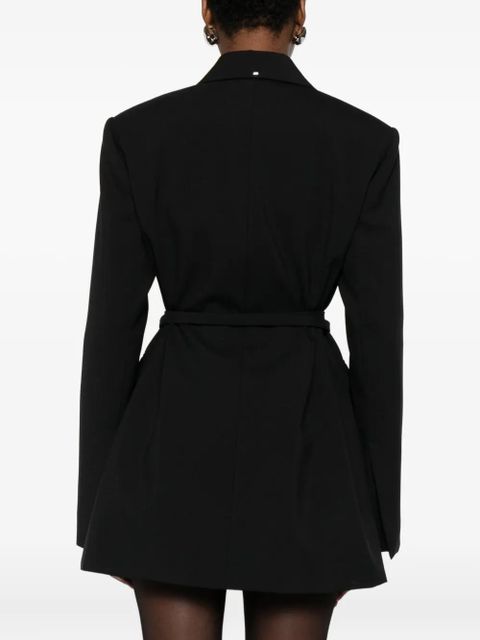 Sportmax Pocket Double-breasted Jacket - Black