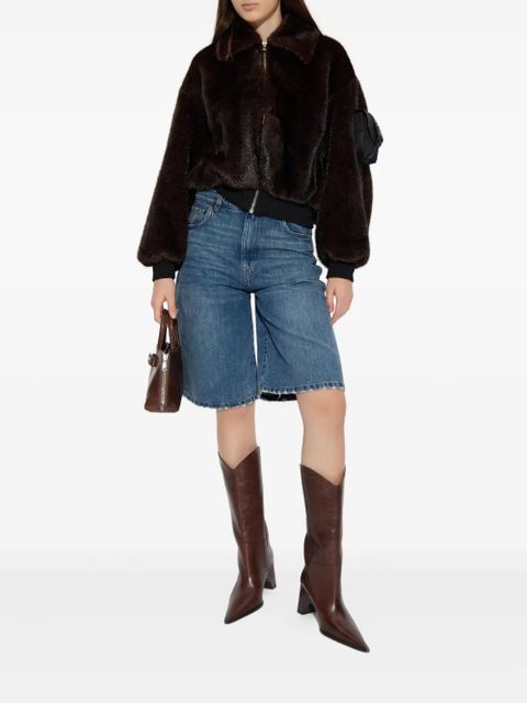 Coperni logo-belt shorts - Blue - zdjęcie produktu nr 2