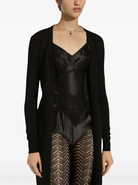 Dolce & Gabbana knitted cardi-coat - Black