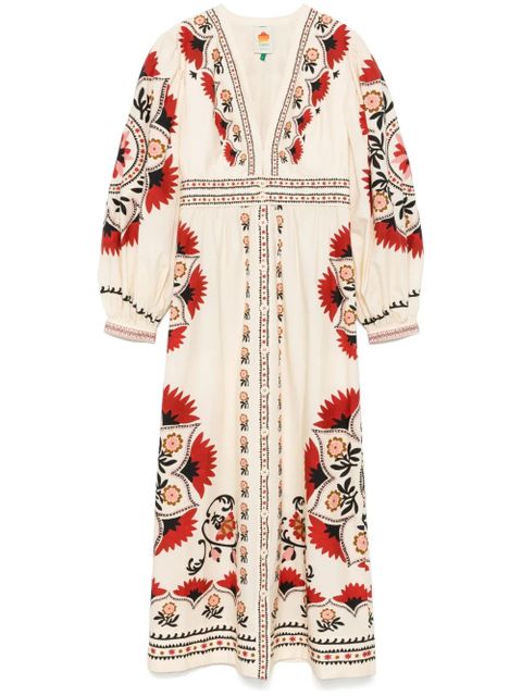 FARM Rio Mandala maxi dress - Neutrals - zdjęcie produktu nr 1