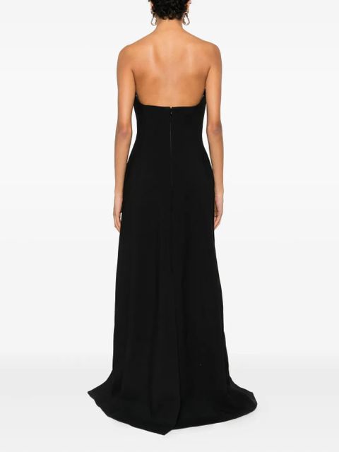 Solace London Vi strapless maxi dress - Black
