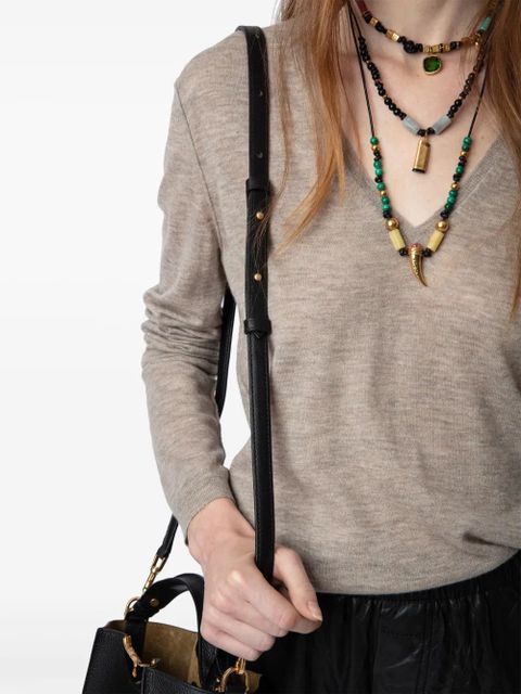 Zadig&Voltaire Rivy cashmere jumper - Neutrals