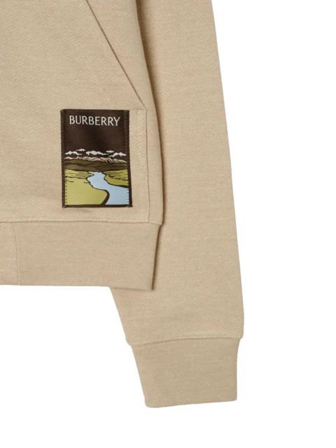 Burberry landscape-label zip hoodie - Neutrals - zdjęcie produktu nr 2