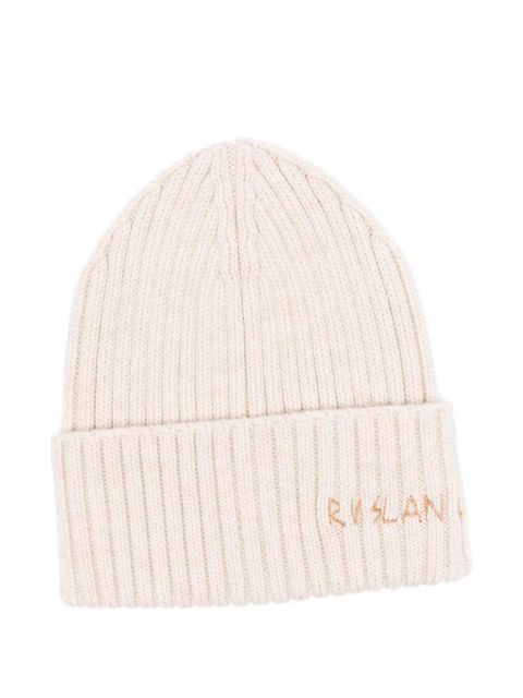 Ruslan Baginskiy ribbed-knit hat - Neutrals - zdjęcie produktu nr 1
