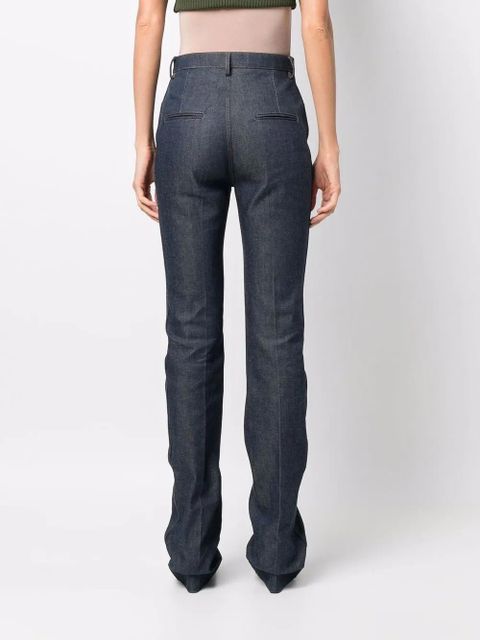 Saint Laurent high-waisted bootcut jeans - Blue