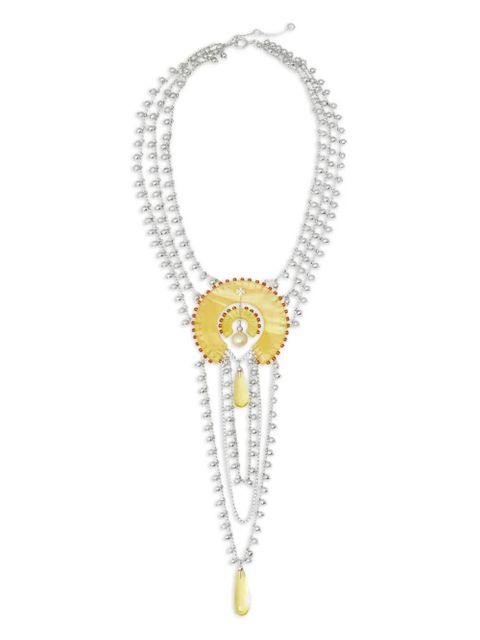 Tory Burch layered necklace - Silver - zdjęcie produktu nr 1