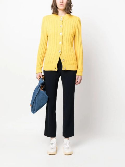 Claudie Pierlot Plain tailored trousers - Blue - zdjęcie produktu nr 2