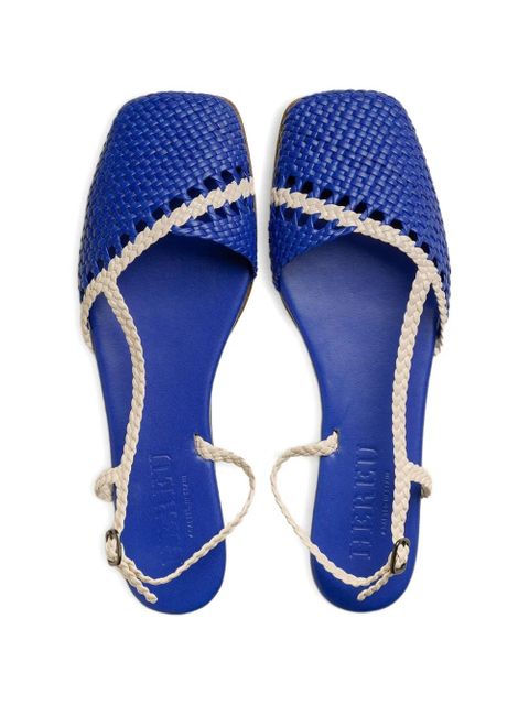 Hereu RONDAIA woven asymmetrical sandals - Blue