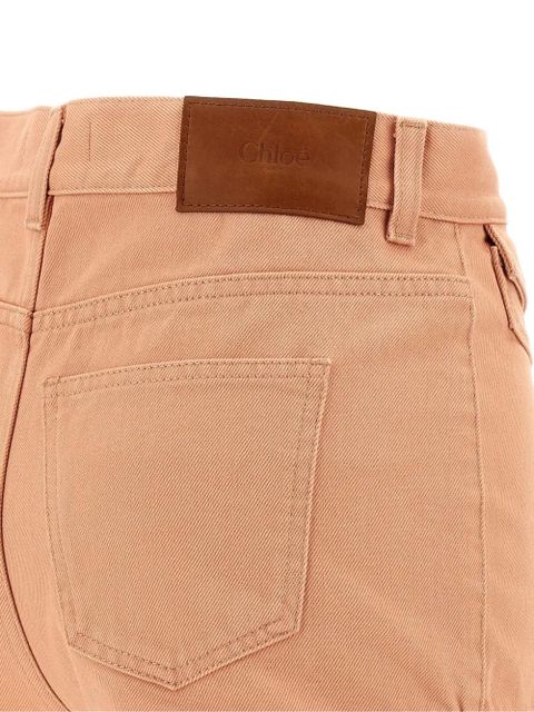 Chloé denim shorts - Neutrals