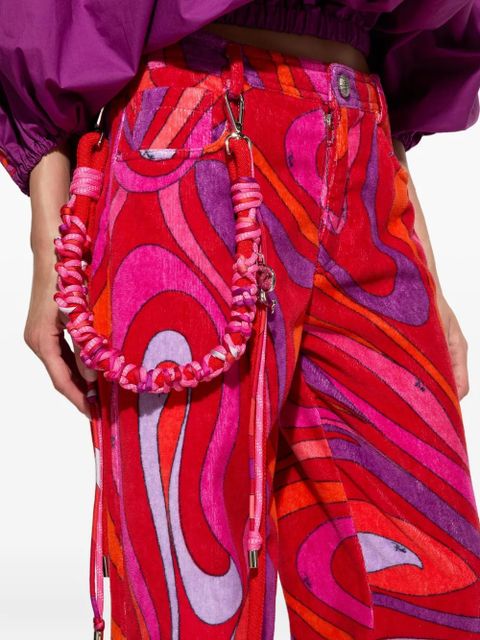 PUCCI braided rope belt - Red