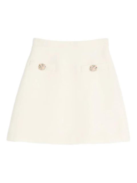 Valentino Garavani Crepe Couture mini skirt - Neutrals