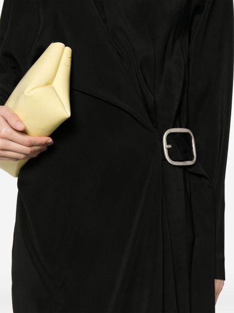 LOEWE belted midi dress - Black