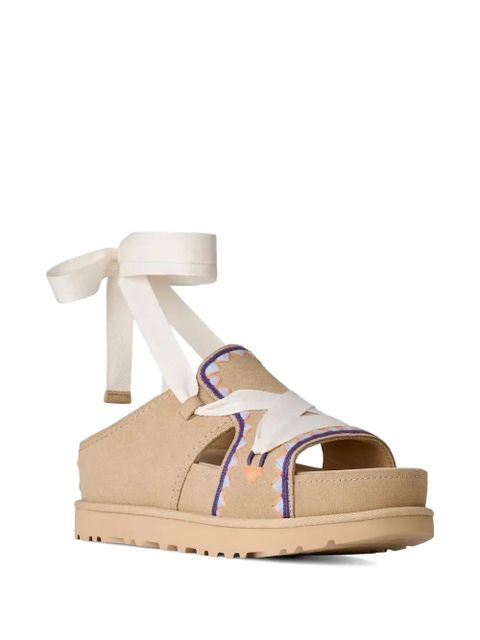 UGG Goldenstar Hi Artistitch ribbon sandals - Neutrals - zdjęcie produktu nr 2