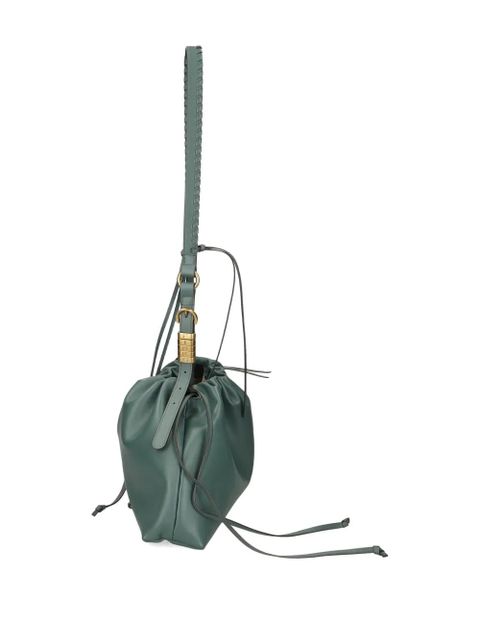 PINKO drawstring-fastening shoulder bag - Green