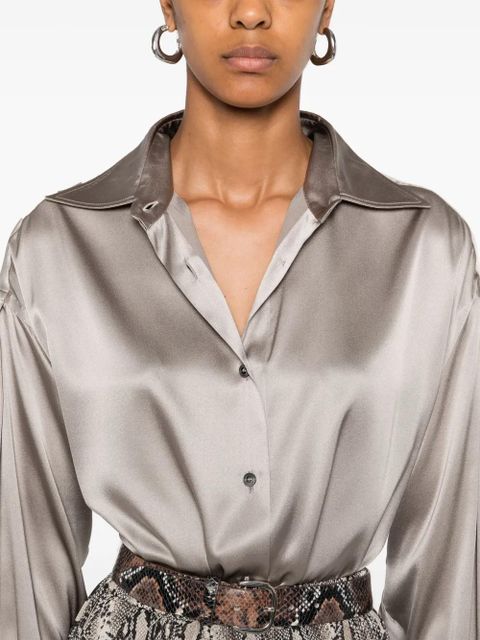 TOM FORD satin shirt - Grey