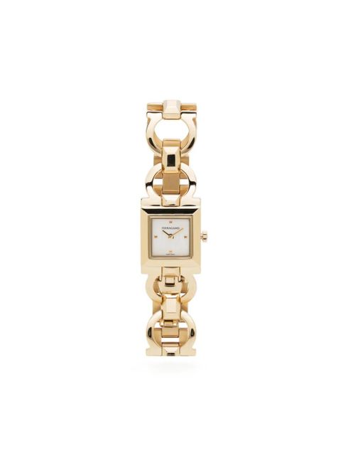 Ferragamo Double Gancini 19mm watch - White - zdjęcie produktu nr 1