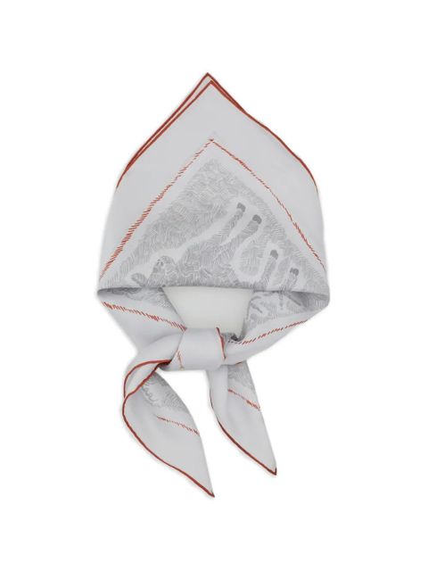 Jacquemus printed scarf - White - zdjęcie produktu nr 1