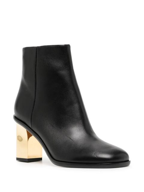 Chloé 75mm Rebecca leather boots - Black