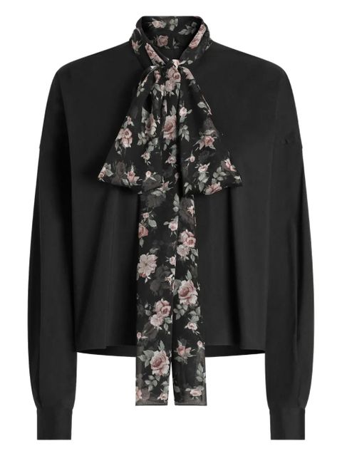 Dolce & Gabbana floral scarf top - Black - zdjęcie produktu nr 1