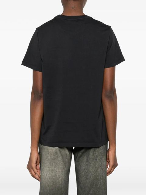GANNI short-sleeve crew-neck T-shirt - Black