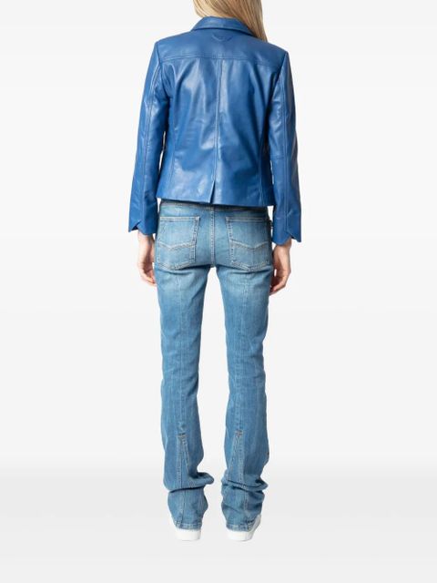 Zadig&Voltaire leather jacket - Blue - zdjęcie produktu nr 2
