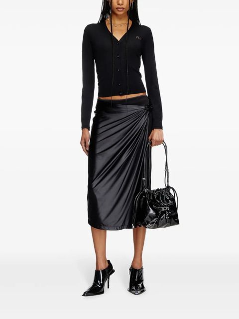 Diesel M-Alima knit cardigan - Black