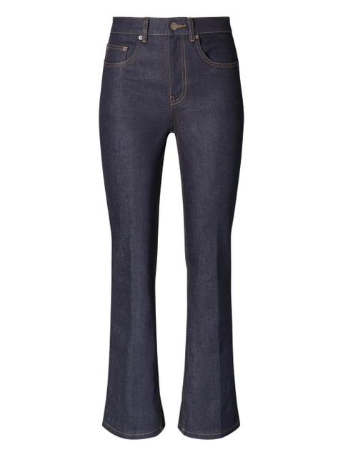 Tory Burch cropped flared jeans - Blue - zdjęcie produktu nr 1